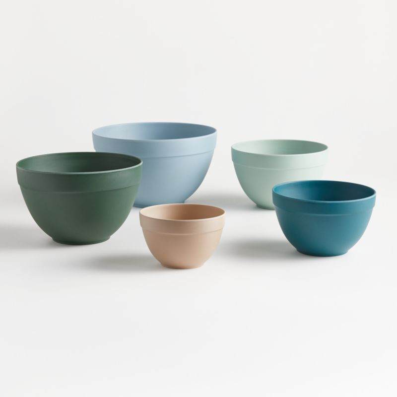 Bamboo Mixing Bowls, Set of 5 + Reviews | Crate & Barrel | Crate & Barrel