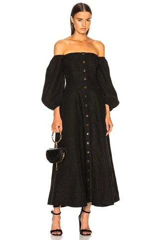 Mara Hoffman Marlow Dress in Black | FWRD 
