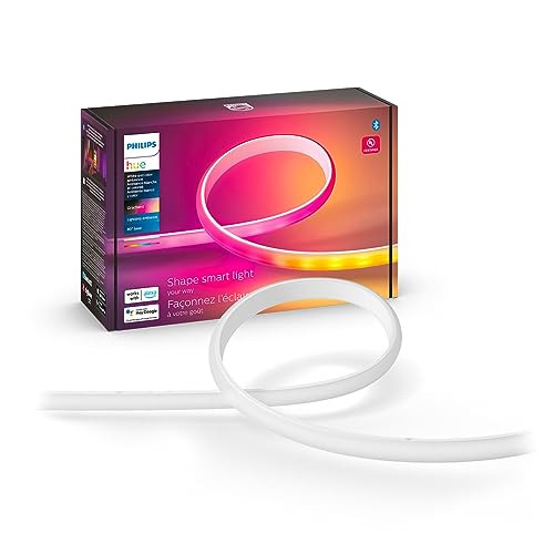 Philips Hue Gradient Ambiance Light Strip 6-Foot Base Kit with Plug, Flowing Multicolor Effect, W... | Amazon (US)