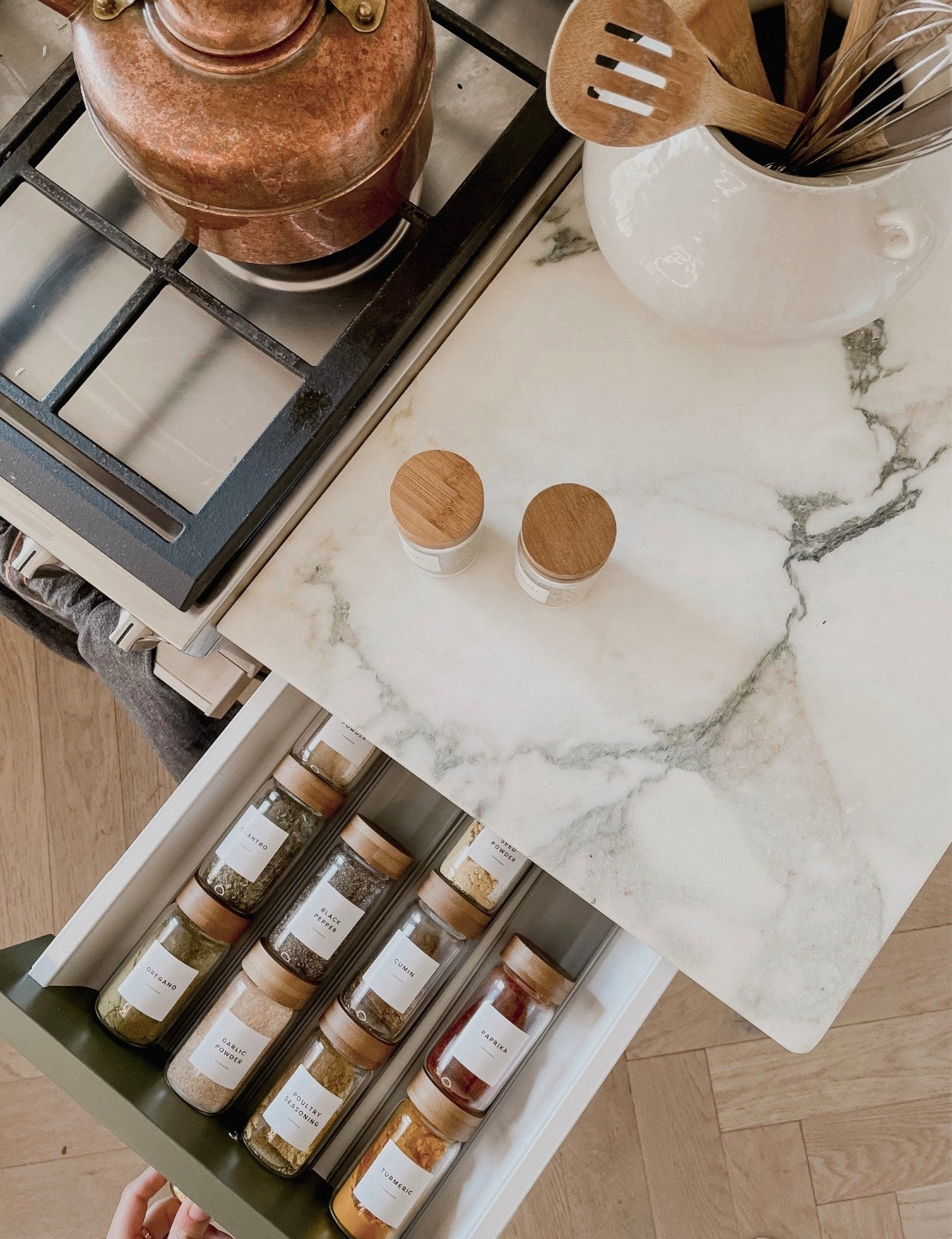 Spice drawer organization 

#LTKHome #LTKFindsUnder50 #LTKSaleAlert