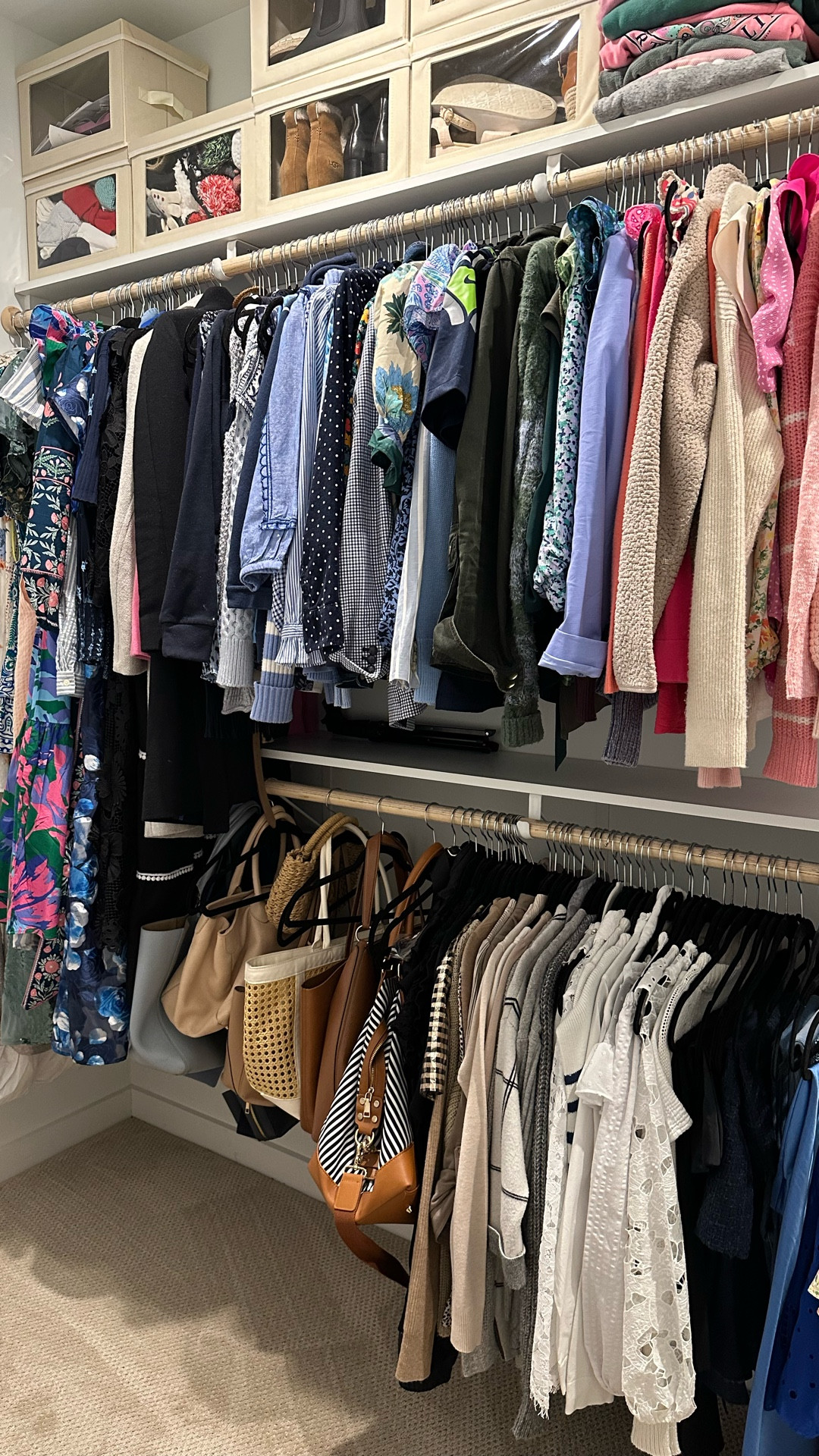 Closet organization!