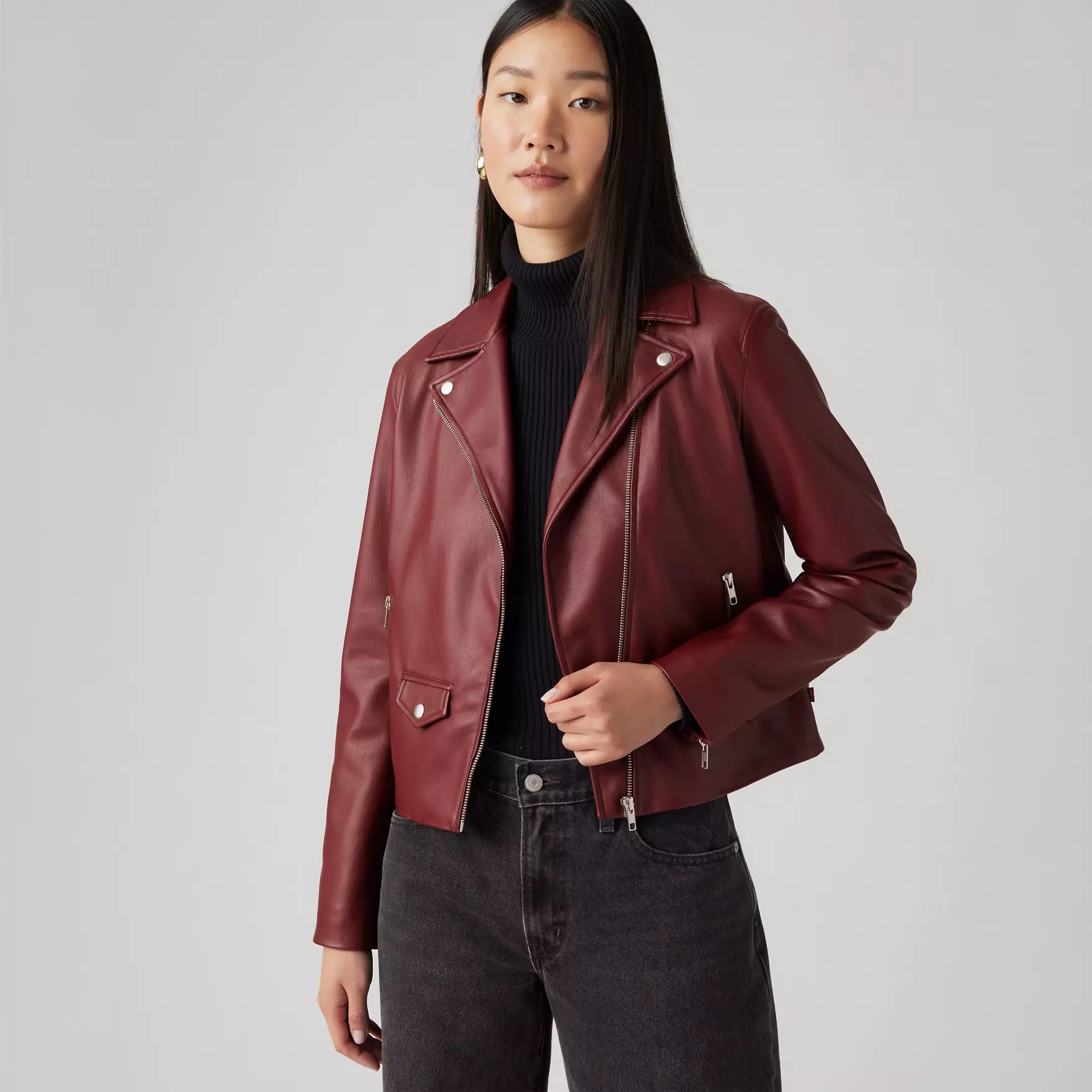 Lelou Shrunken Moto Jacket | Levi's US