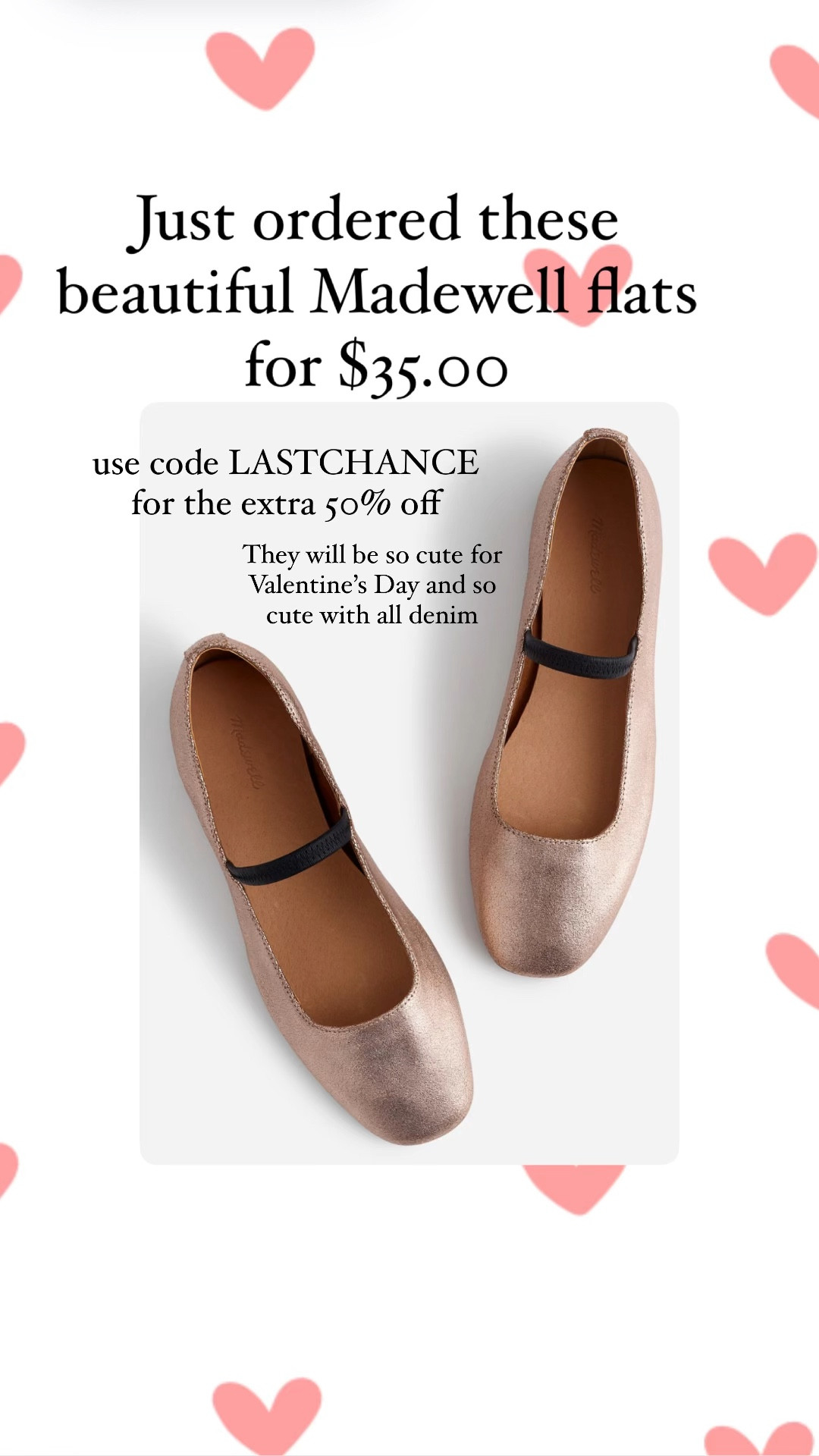 Just ordered these beautiful flats on sale for $35.00. I have two colors in this shoe and they are true to size for me 
Use code LASTCHANCE to get the extra 50% off 

#LTKSeasonal #LTKSaleAlert #LTKFindsUnder50