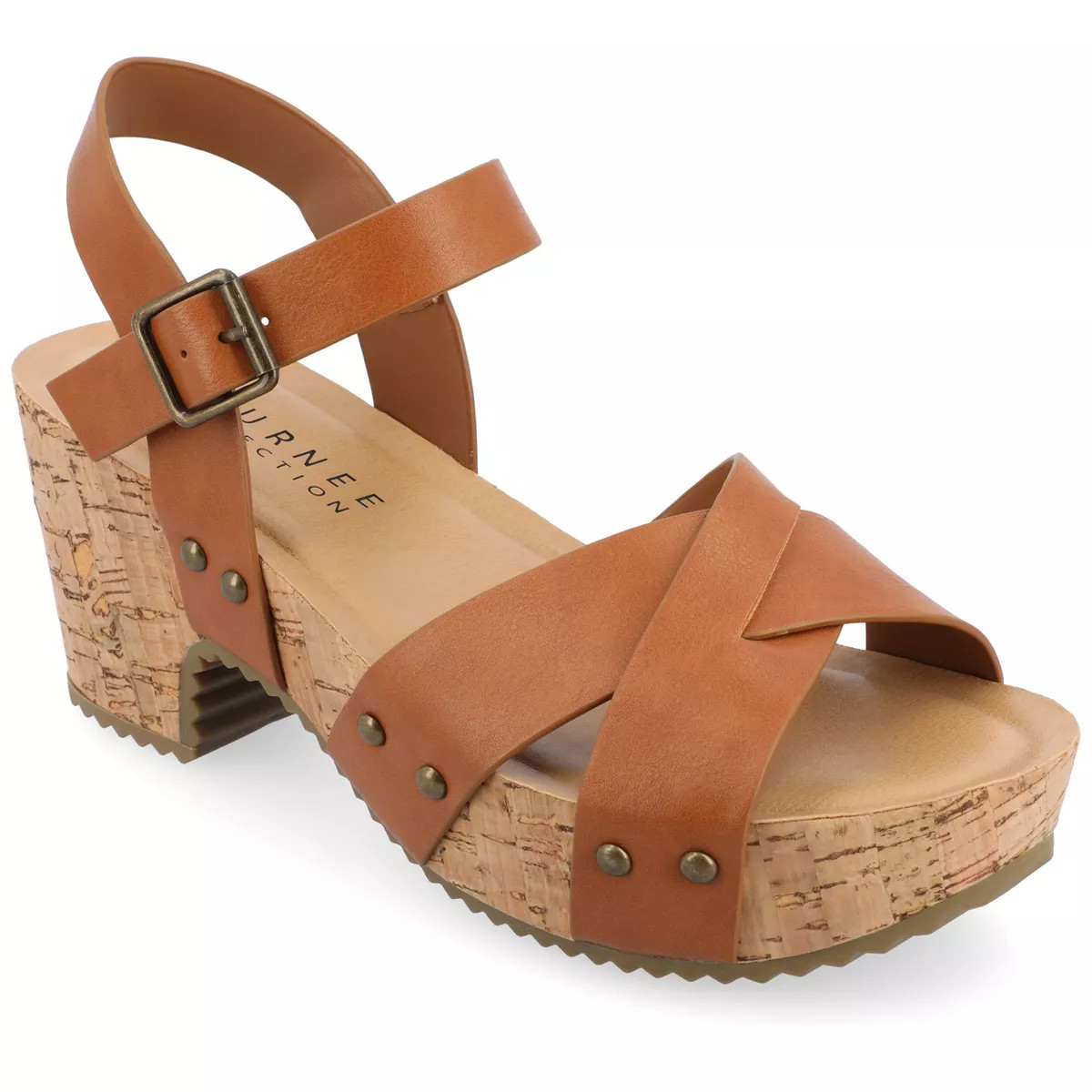 Journee Collection Womens Valentina Tru Comfort Foam Ankle Strap Platform Sandals | Target