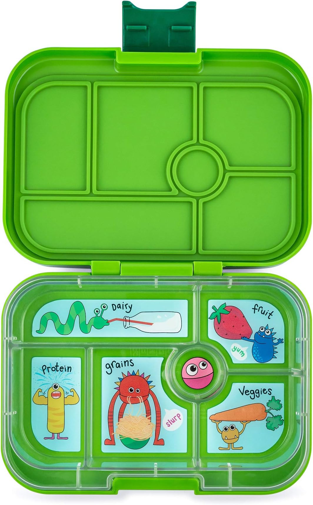 Yumbox Original Leakproof Bento Lunch Box Container for Kids (Go Green Original) | Amazon (US)