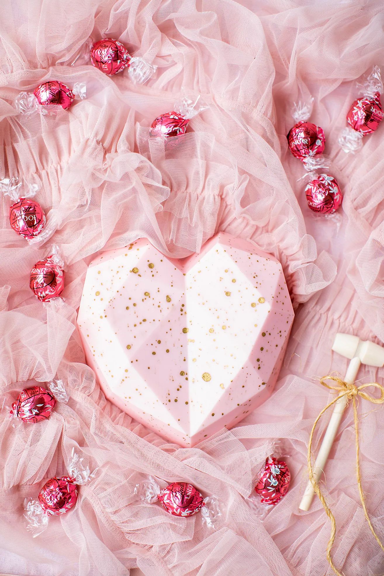 Choc About It Pink Breakable Chocolate Heart | Anthropologie (US)