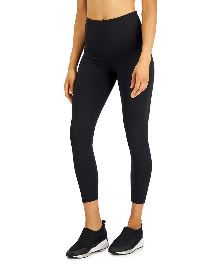 Ideology Women's Soft Side-Pocket 7/8 Leggings, Created for Macy's & Reviews - Pants & Capris - W... | Macys (US)