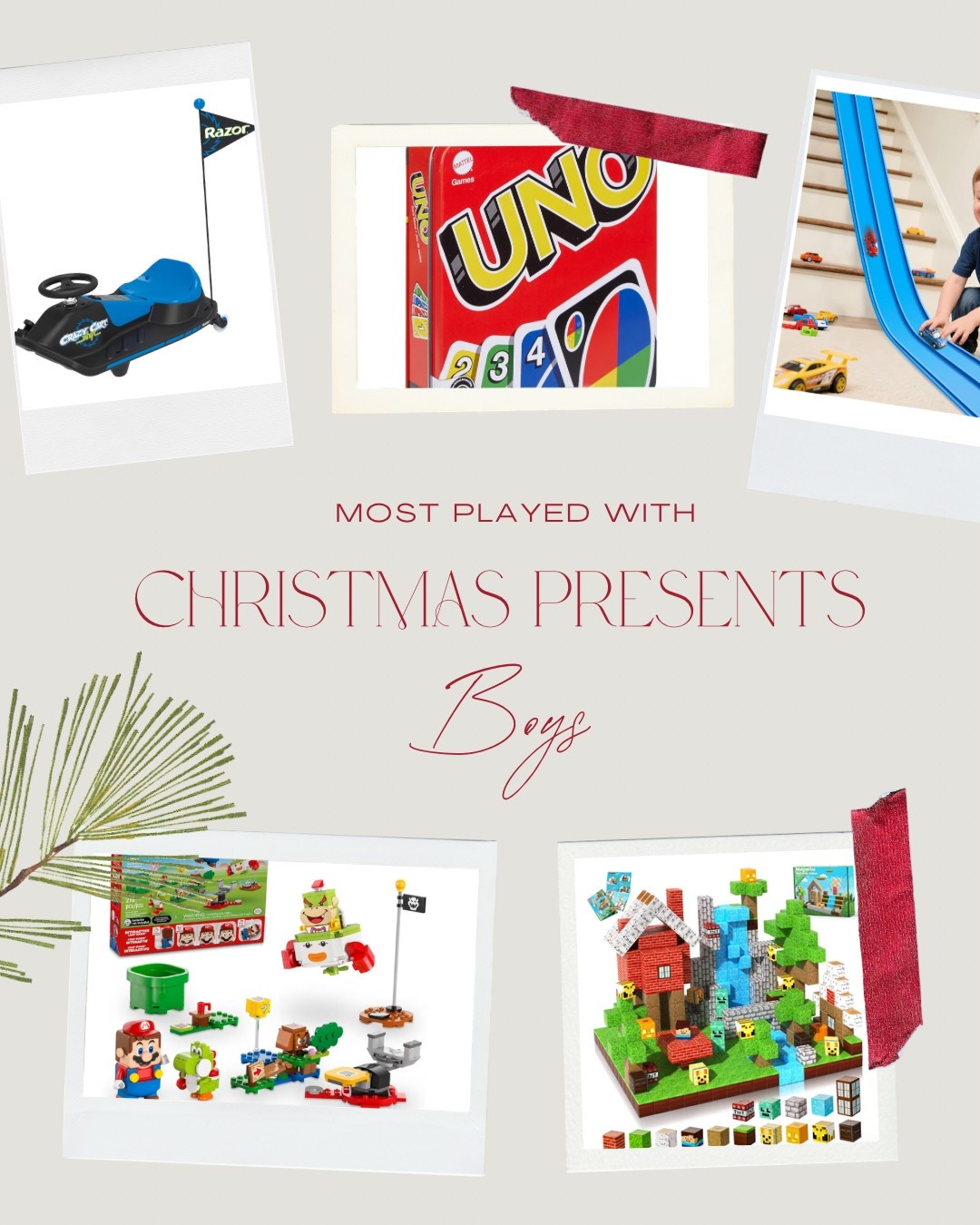 These are our Top 5 most played with Christmas Presents 
#Amazon #ChristmasIdeas #BoysChristmas #LTKChristmas

#LTKKids #LTKHoliday #LTKFamily