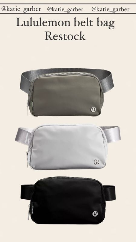 Belt bags || lululemon belt bag || lululemon 

#LTKSeasonal #LTKGiftGuide #LTKSale