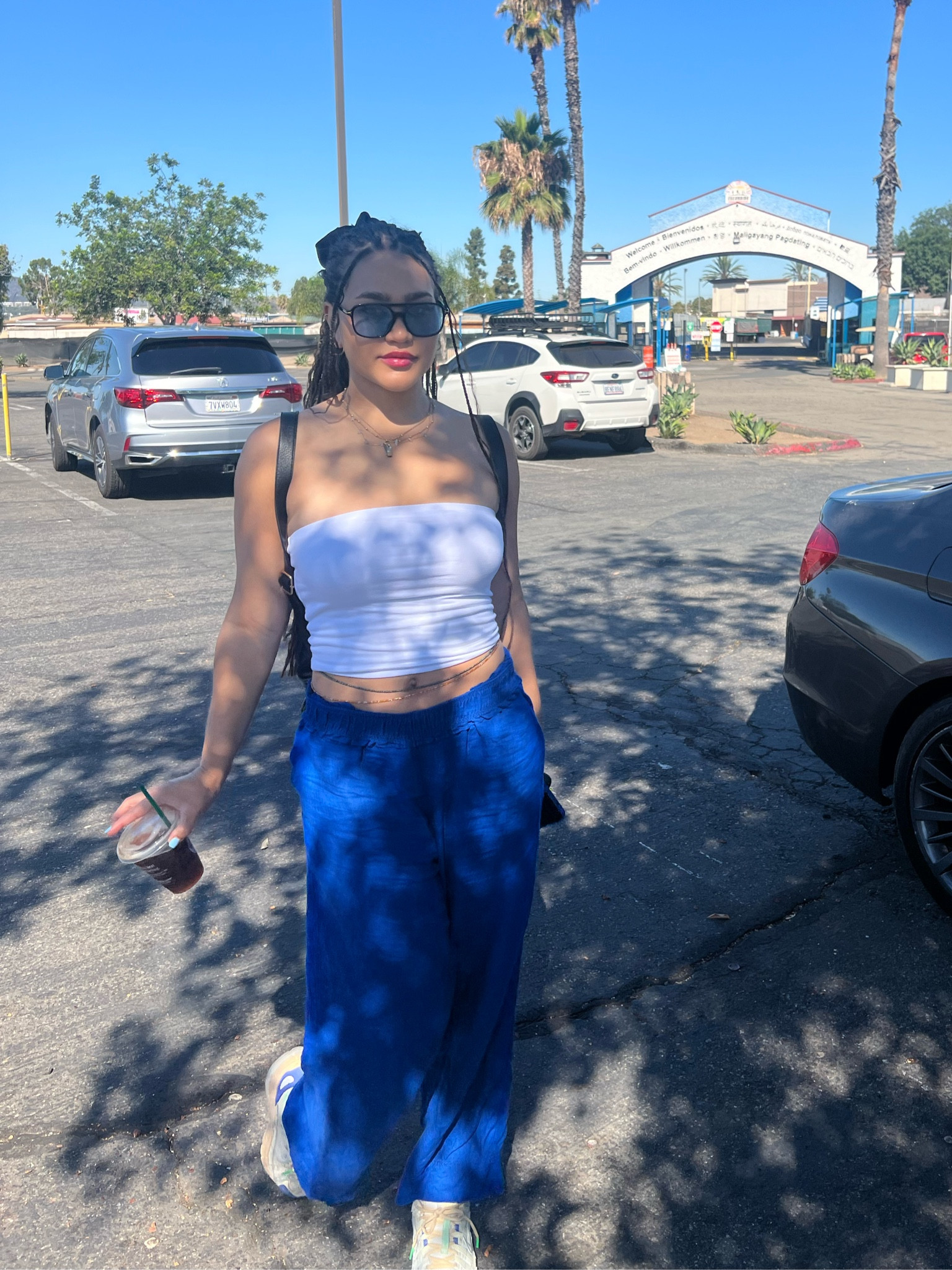 blue linen pants with a white tube top & blue aviator sunglasses💙☁️✨

#LTKtravel #LTKFind #LTKSeasonal