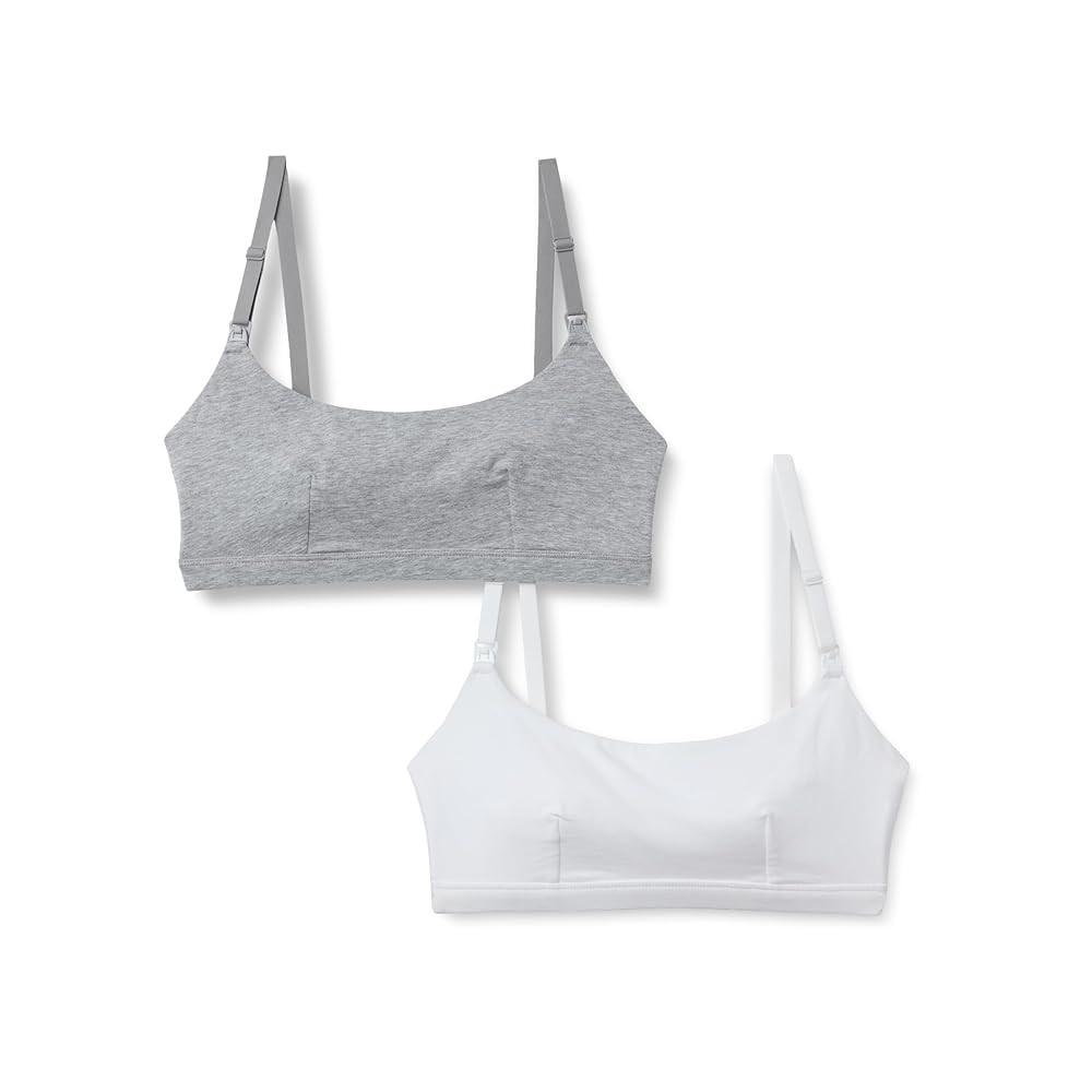 Amazon Essentials Women's Cotton Jersey Comfort Nursing Bra, Pack of 2 | Amazon (US)