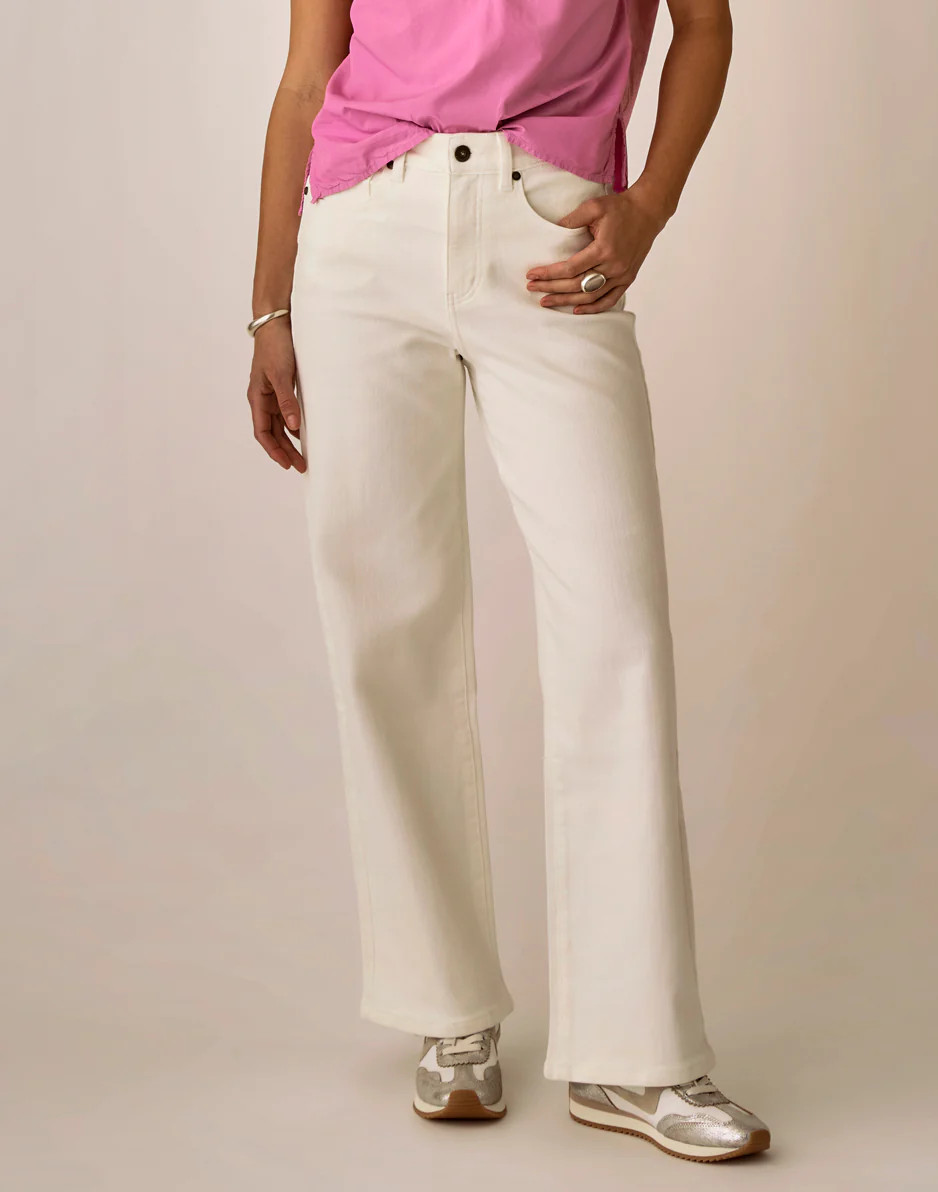 Audrey Wide Leg: White | Carve Designs