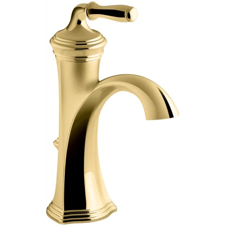 Kohler Devonshire Single Hole Bathroom Faucet - Drain Assembly IncludedModel: K-193-4-PB | Build.com, Inc.