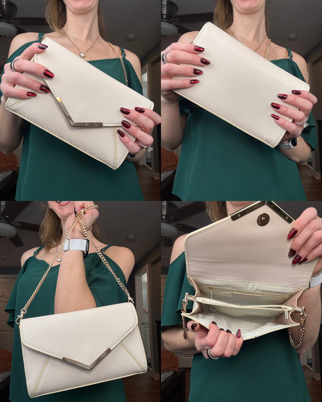 ✨ Ivory Clutch That Elevates Any Outfit ✨

This Dexmay ivory clutch purse is such a chic finishing touch for dressy looks. The soft ivory color pairs beautifully with holiday outfits, winter white looks, dinner party outfits, weddings, and New Year’s Eve styles.

It has a structured silhouette that feels polished, plus a removable chain strap so you can wear it as a shoulder bag or carry it as a clutch. It fits all your essentials without feeling bulky — phone, cards, keys, and lip gloss.

Perfect for holiday events now and a timeless option for formal occasions, bridal events, date nights, and special occasions year-round. If you love elegant neutral accessories, this ivory clutch is a staple.

Holiday + New Year SEO:
ivory clutch purse, neutral clutch bag, cream clutch, evening clutch purse, holiday party purse, wedding guest bag, dinner party clutch, New Year’s Eve accessories, formal handbag, small ivory purse

✨ Tap to shop — elegant, timeless, and so versatile.

#LTKAccessories 

 

#LTKGiftGuide #LTKHoliday #LTKBeauty