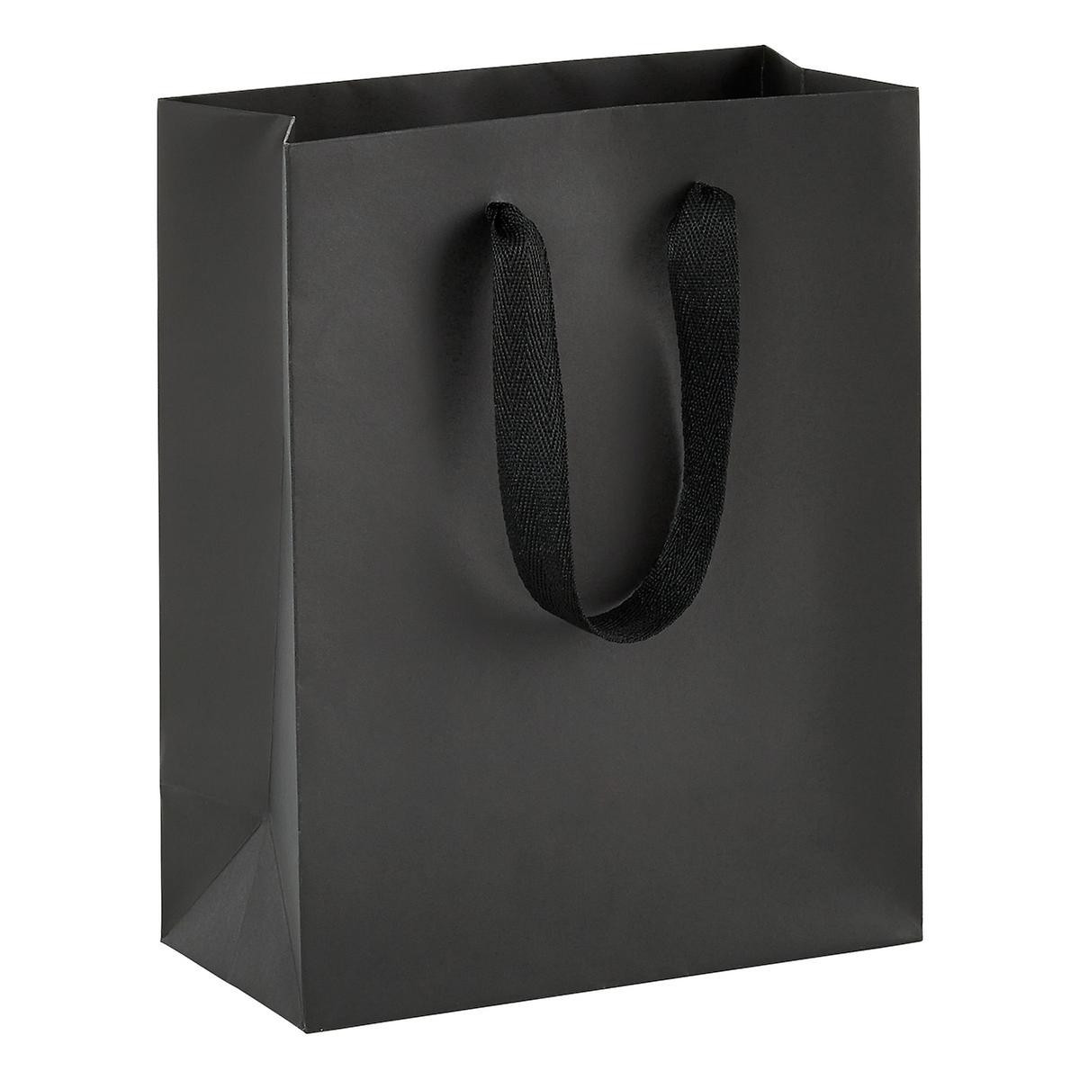 Medium Black Manhattan Gift Bag | The Container Store