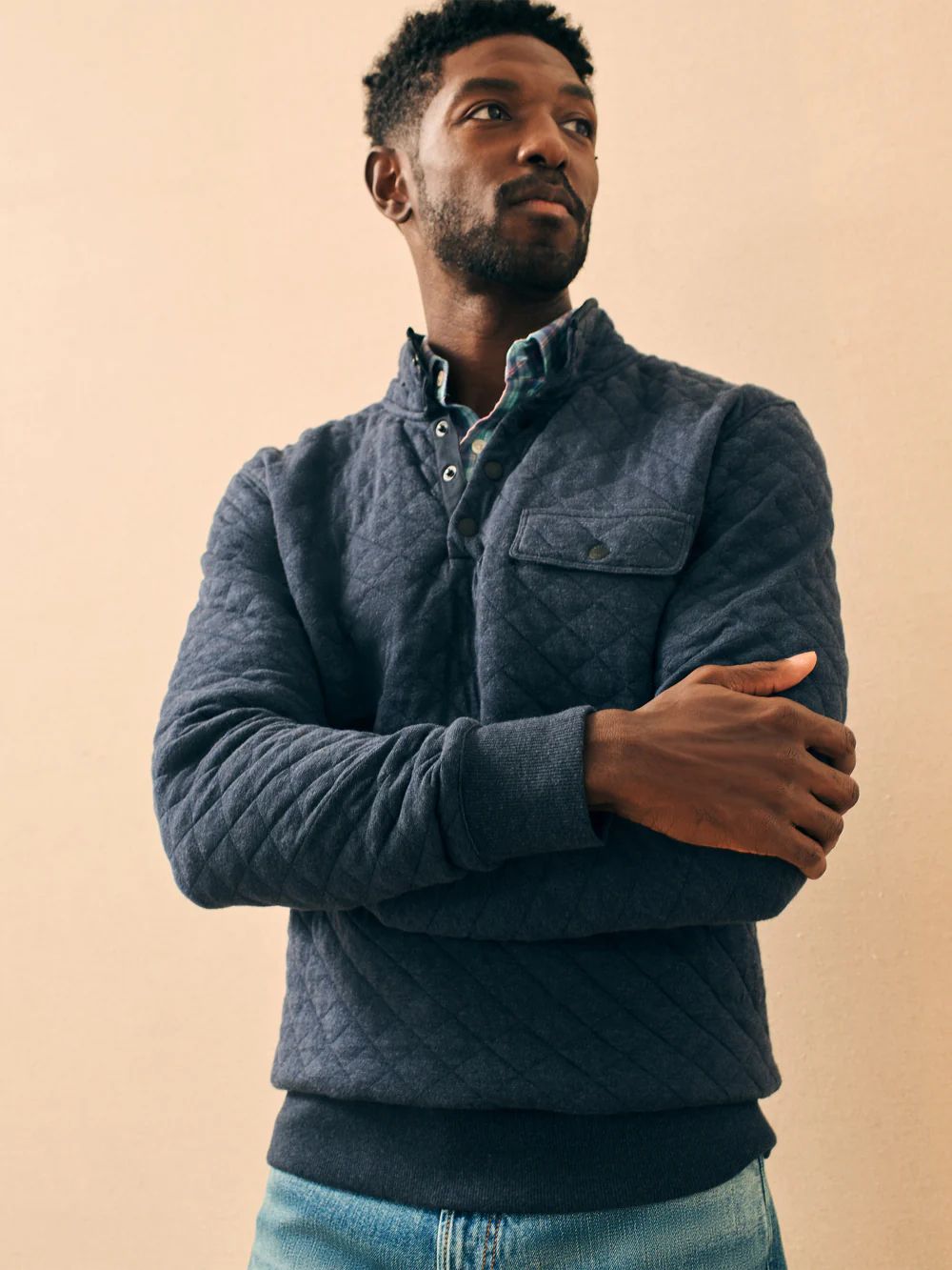 Epic Quilted Fleece Pullover | Faherty
