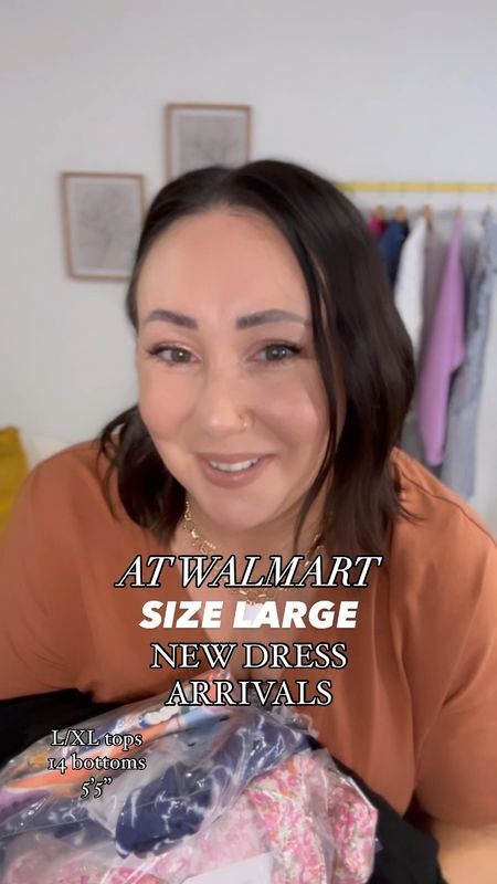 Try on some new dress arrivals from Walmart with me!  Wearing a large in all of these!  Would prefer an xl in the halter dresses!  Sandals all fit tts  

#LTKMidsize #LTKOver40 #LTKFindsUnder50