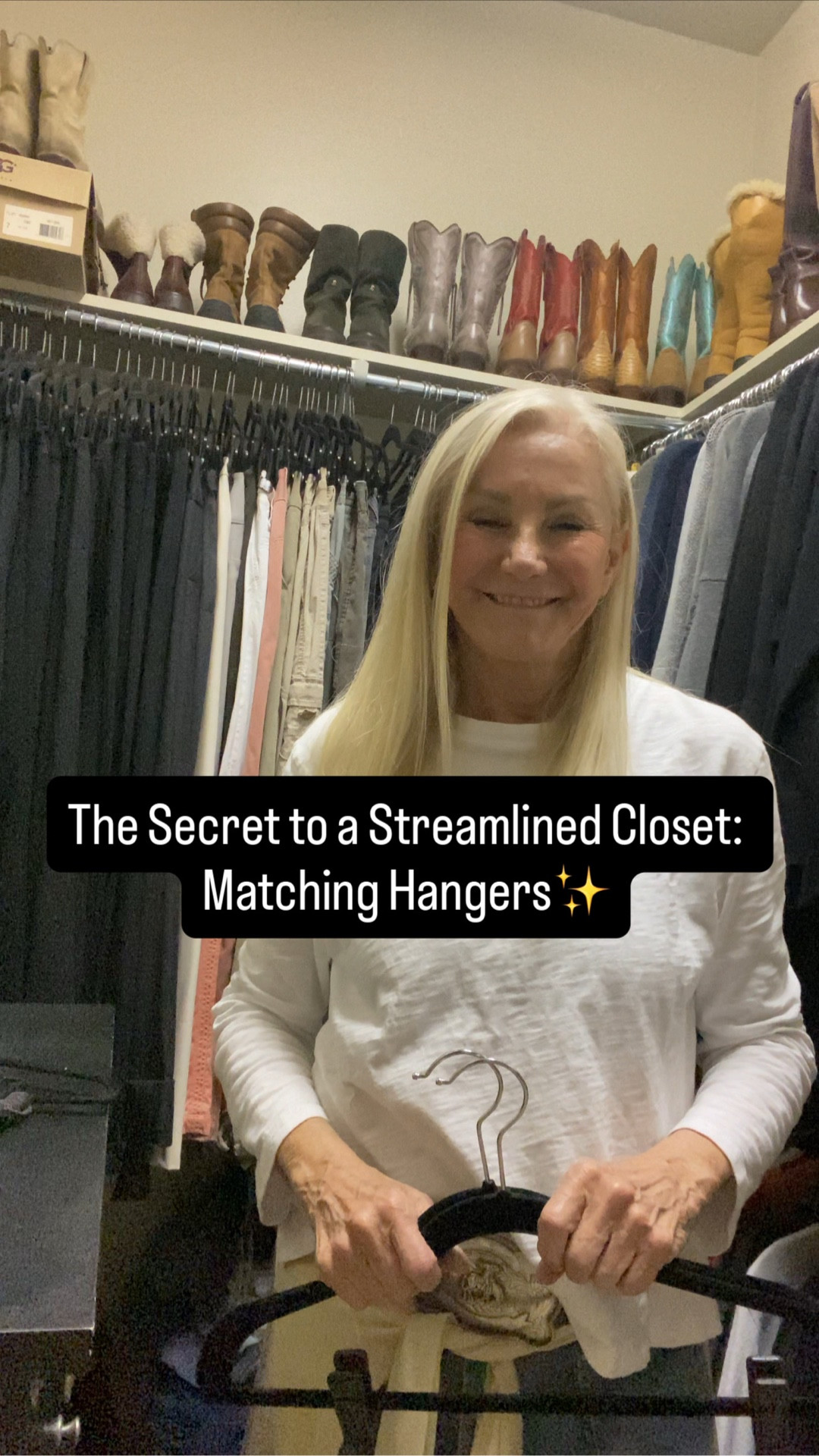 A simple switch that makes a huge difference 👏
Matching hangers instantly elevate your closet—they create visual calm, save space, and make everything feel more intentional.
My go-to hangers are linked, and trust me: once you switch, you’ll never go back.


#LTKStyleTip #LTKHome #LTKFindsUnder50