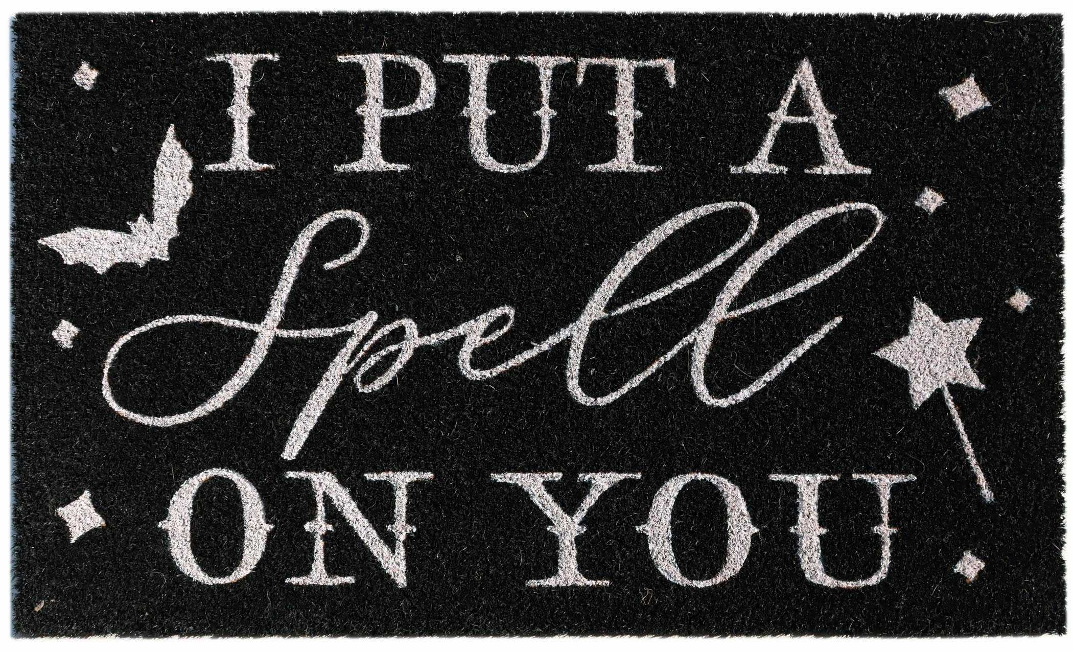 Halloween Outdoor Entryway Coir Mat, "I Put a Spell on You", 18 in x 30 in, by Way To Celebrate | Walmart (US)
