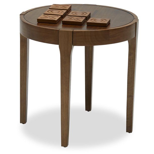 Game Board Wood Side Table with Coasters by Drew Barrymore Flower Home | Walmart (US)