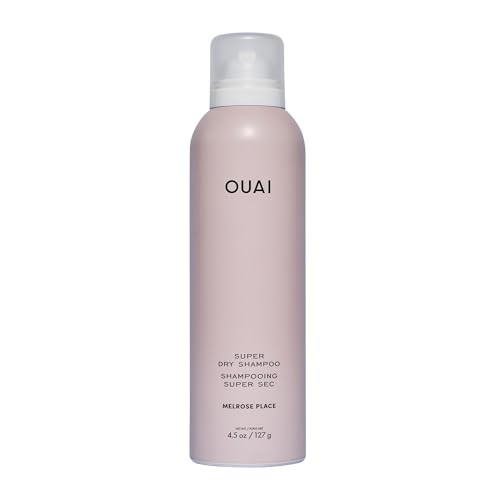 OUAI Super Dry Shampoo - Volumizing Dry Shampoo - Absorbs Oil, Dirt & Sweat - Blends Seamlessly into Hair with Zero Residue & Enriched with a Long-Lasting Scent - Melrose Place (4.5 oz) | Amazon (US)