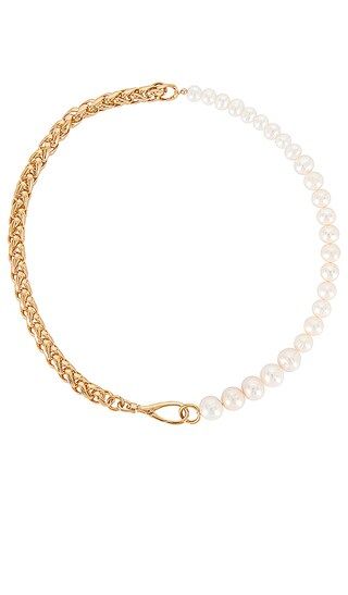 Aweigh Necklace in Gold & Freshwater Pearls | Revolve Clothing (Global)