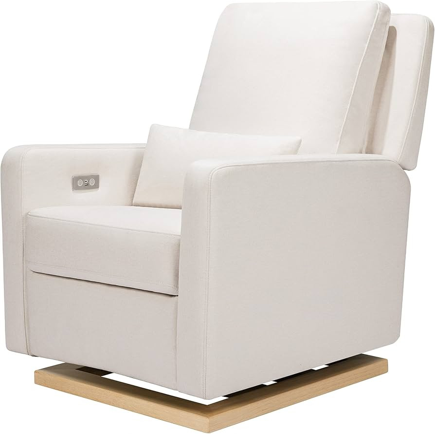 Babyletto Sigi Electronic Power Recliner & Glider with USB Port in Performance Cream Eco-Weave wi... | Amazon (US)