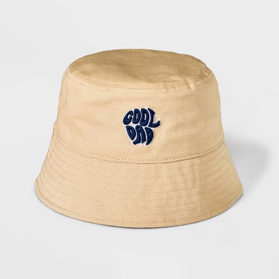 Men's Cool Dad Bucket Hat with 3D Embroidery - Goodfellow & Co™ Cream | Target