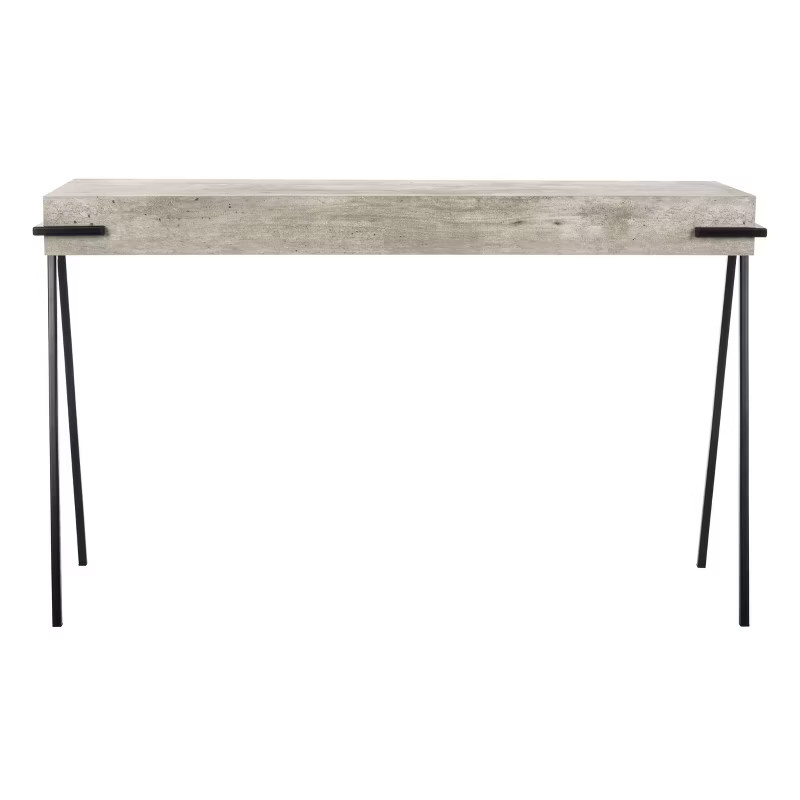 Jett Console Table Light Gray/Black - Safavieh | Target