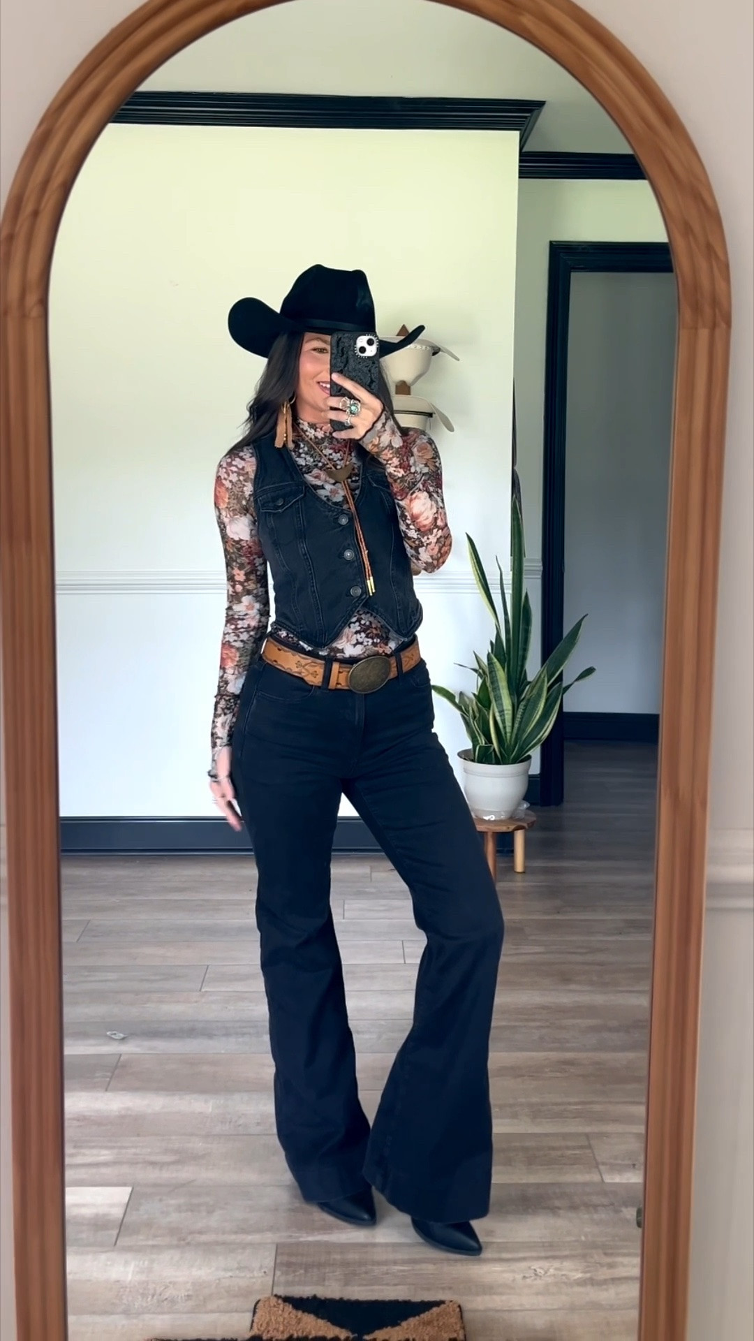 Matching denim vest & flare jeans! Code LORI20 for 20% off my floral mesh top. Wearing xs tops and 0 regular jeans. I’m 5’1 but like wearing heels with my flares!

#LTKootd #LTKgrwm #LTKSeasonal