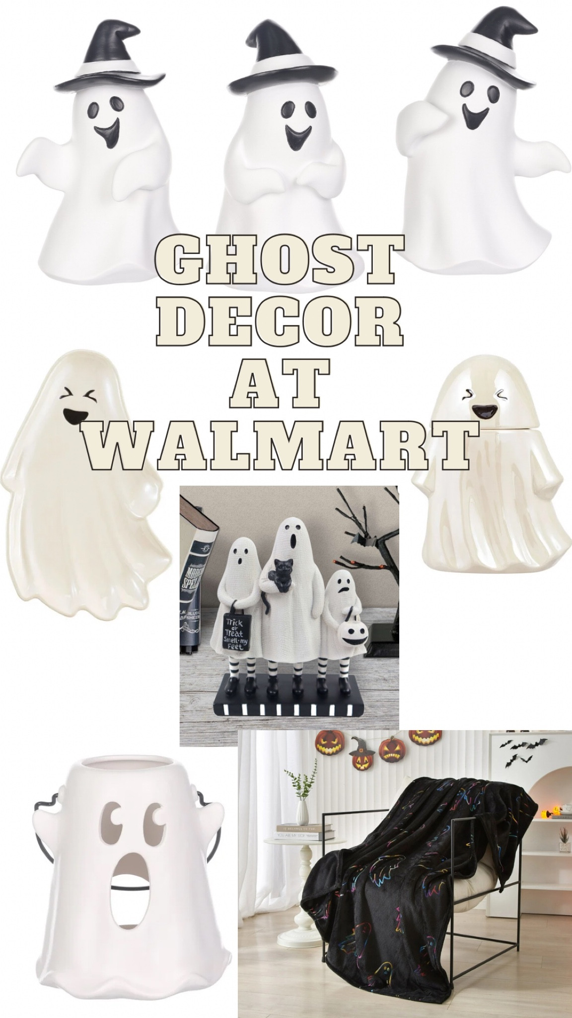 Ghost home decor at Walmart. Ghost figurines, shelf decor, kitchen counter decor, home decor, Halloween 2024, Halloween decor inspo

#LTKHome #LTKSeasonal #LTKFallSale