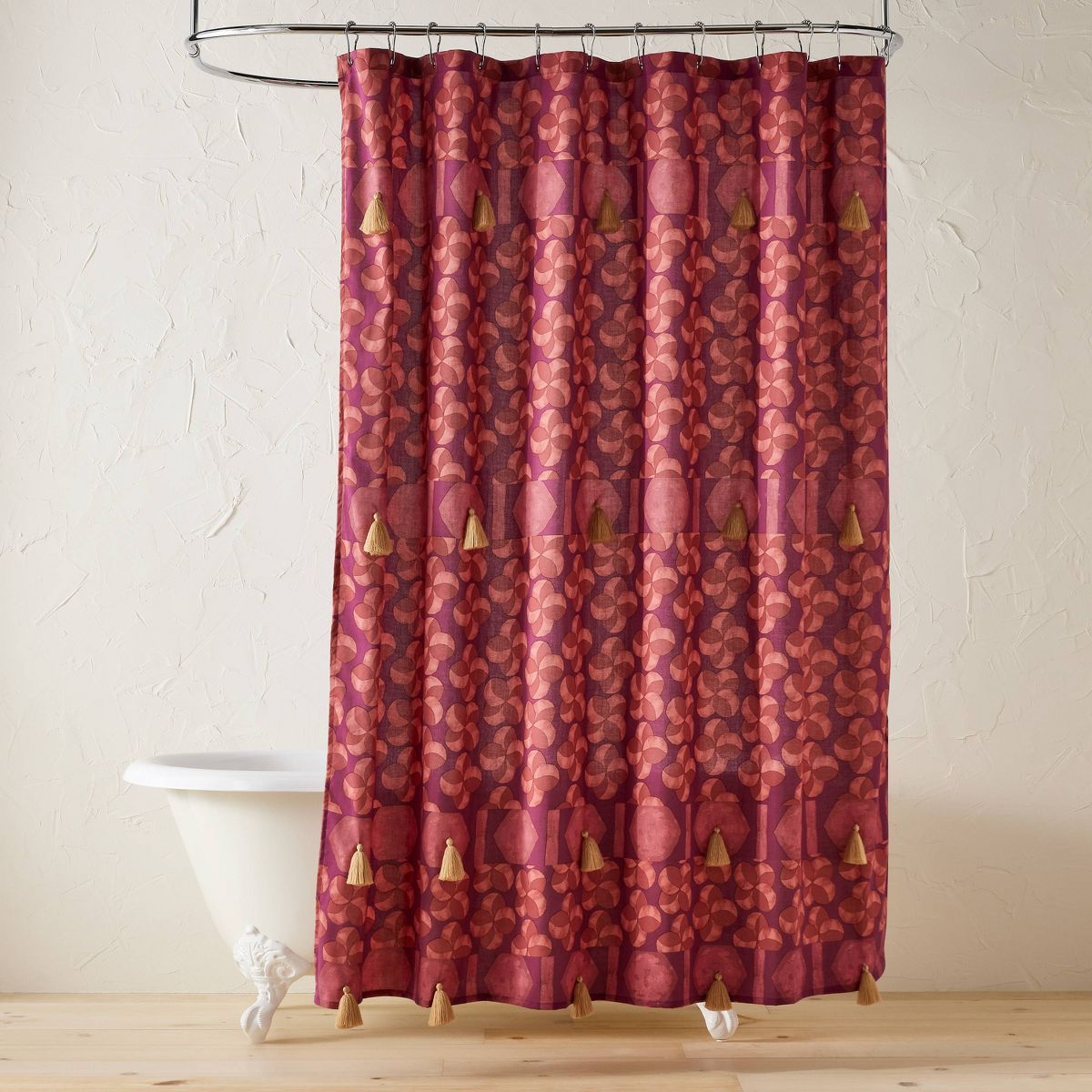 Seasons Go Round Shower Curtain with Tassels - Opalhouse™ designed by Jungalow™ | Target