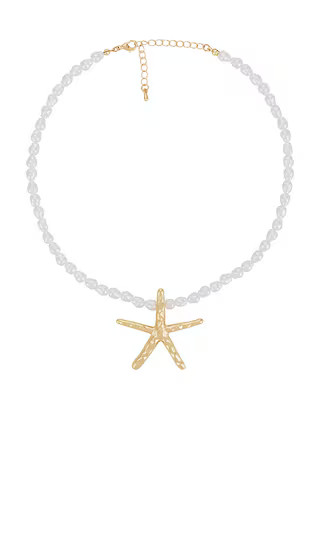 Keys Choker in Gold Pearl | Revolve Clothing (Global)