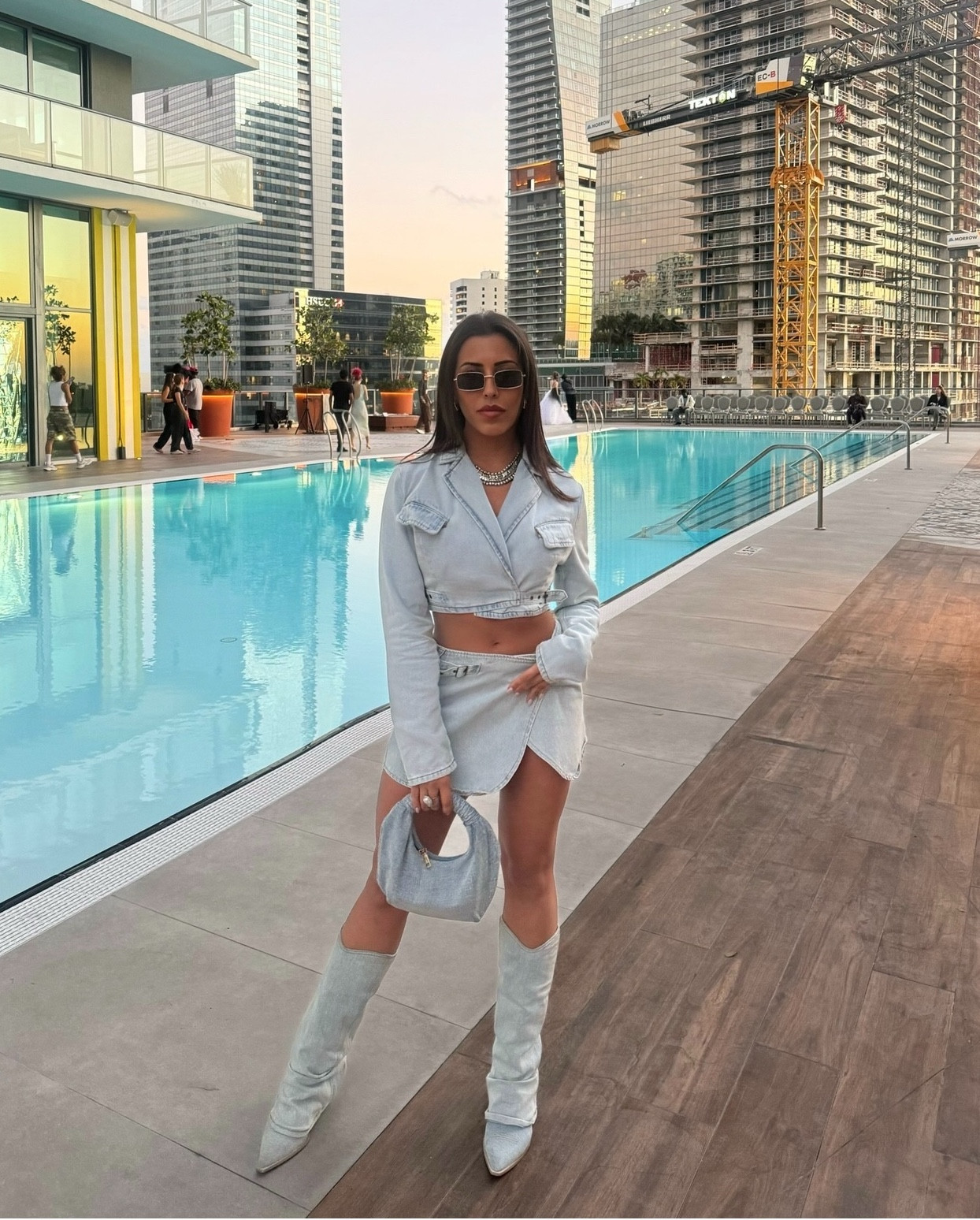 Denim on denim 🦋🩵💫 #denimlook

#LTKHoliday #LTKStyleTip #LTKParties