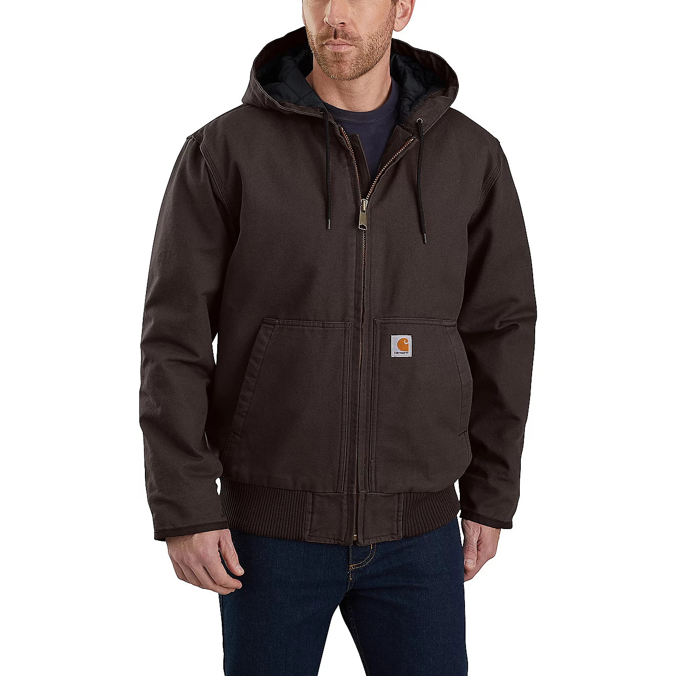 Carhartt Men's Duck-Lined Active Jac Jacket | Academy Sports + Outdoors