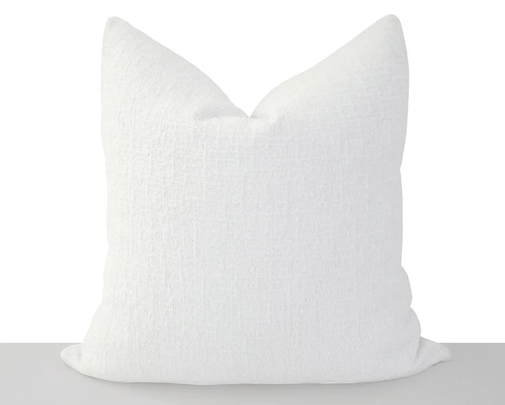 Uma, Ivory Textured Pillow Cover | Coterie, Brooklyn