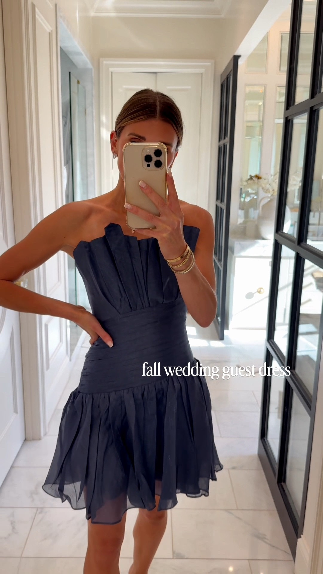 This navy dress is perfect for a wedding this fall!

#LTKootd #LTKSeasonal #LTKWedding