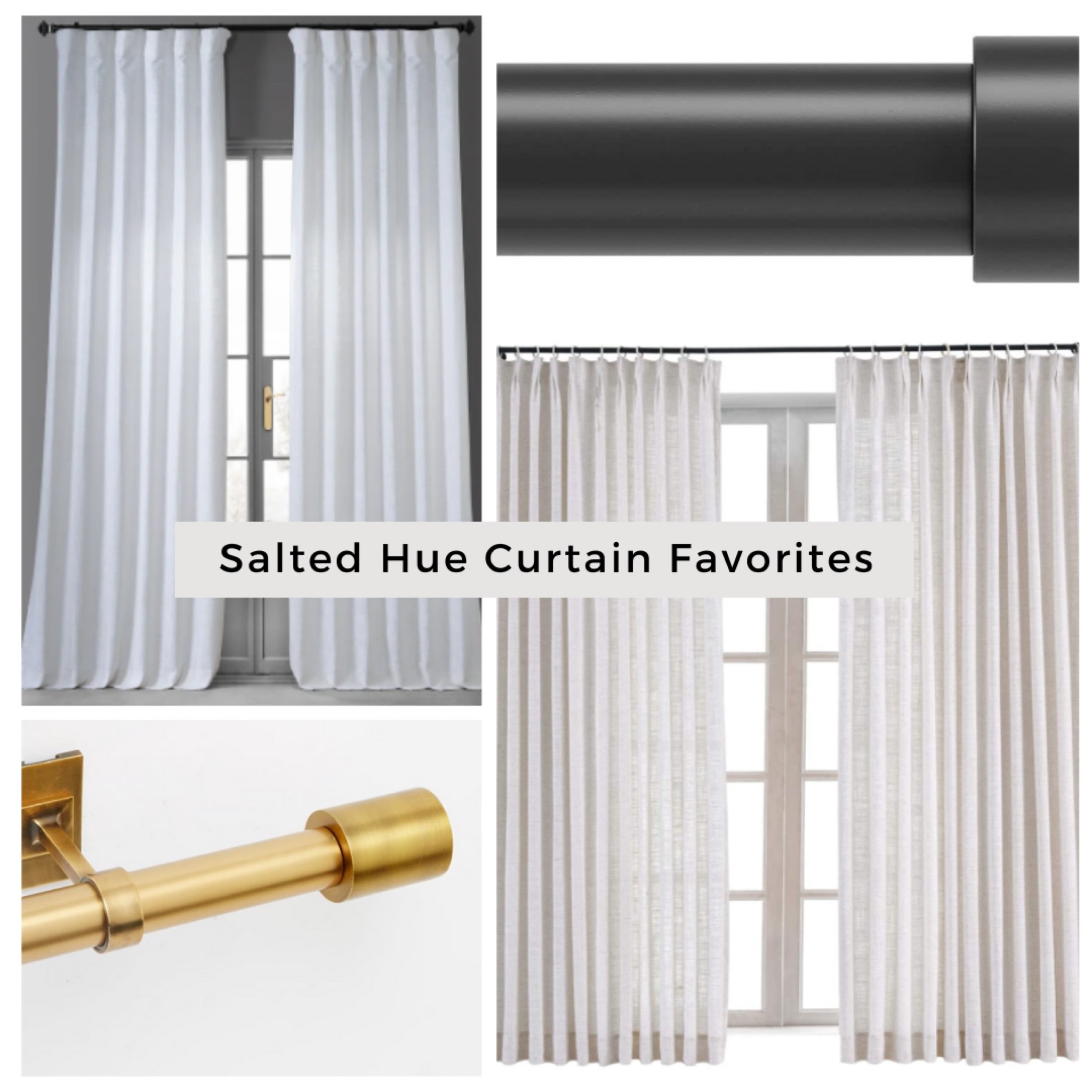 Our favorite two fresh, white curtains, perfect for any room! Pair the Amazon curtains with the rings that are linked  

#LTKhome