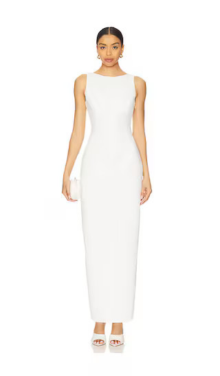 Amanda Uprichard Marbella Maxi Dress in Ivory. - size XL | Revolve Clothing (Global)