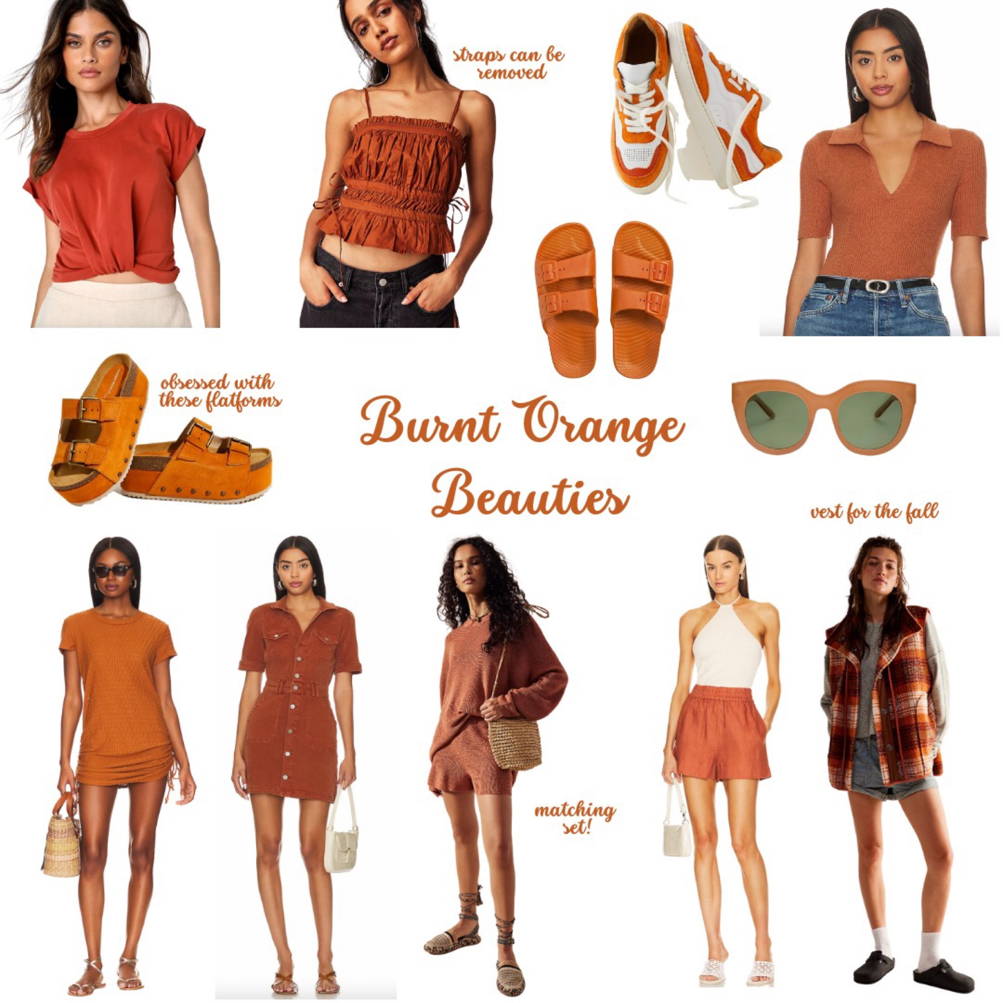 burnt orange beauties, these picks are just for you. more linked in ltk too!

#LTKSeasonal #LTKBacktoSchool #LTKstyletip