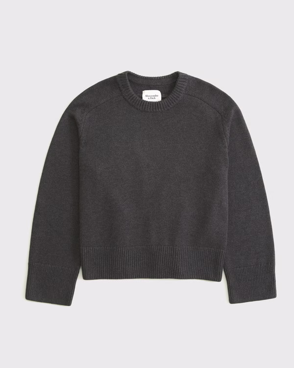 Women's The A&F Madeline Crew Sweater | Women's Tops | Abercrombie.com | Abercrombie & Fitch (US)