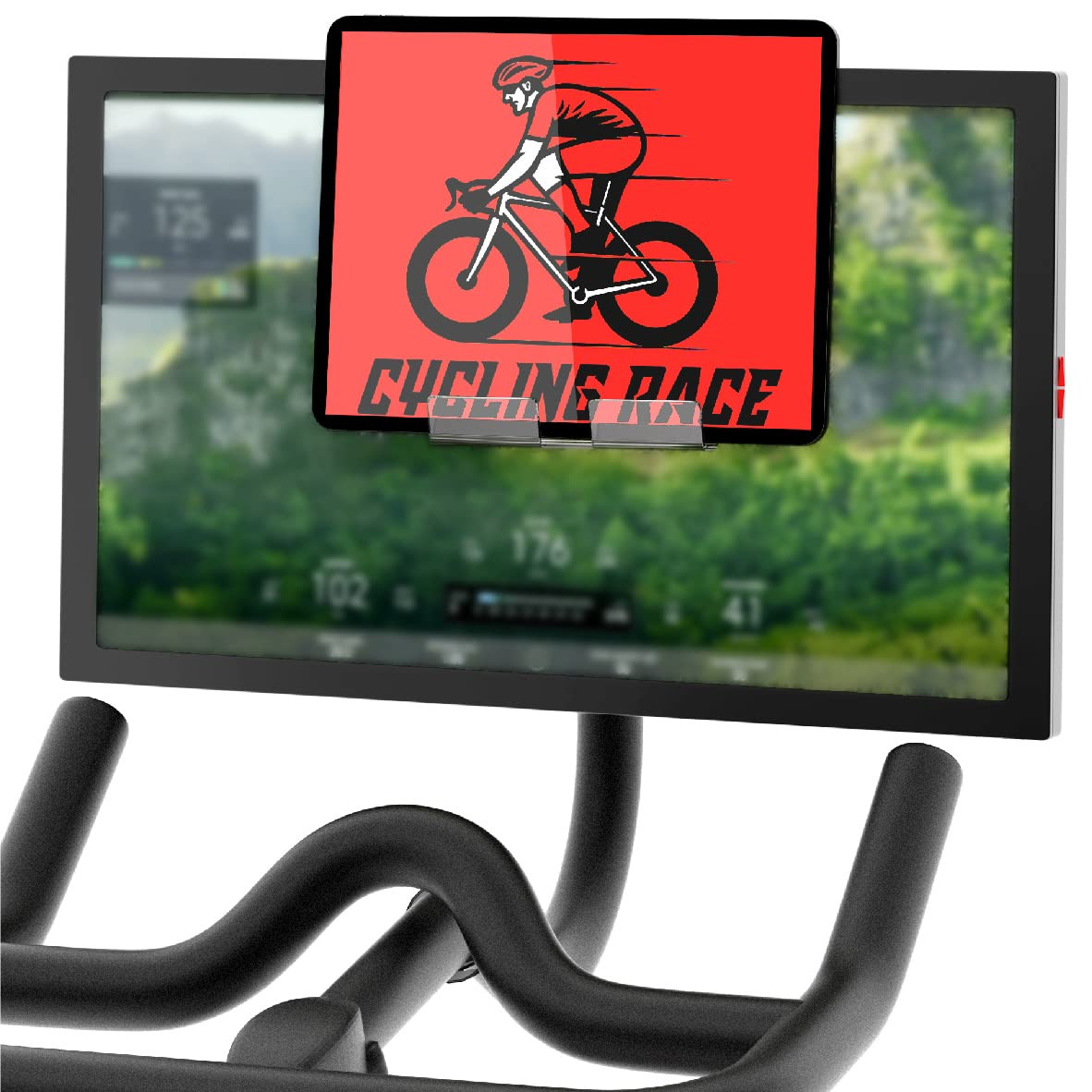 Tablet Holder Compatible with Peloton Bike & Plus & Tread & Row, Holder for iPad, Tablet Stand Co... | Amazon (US)