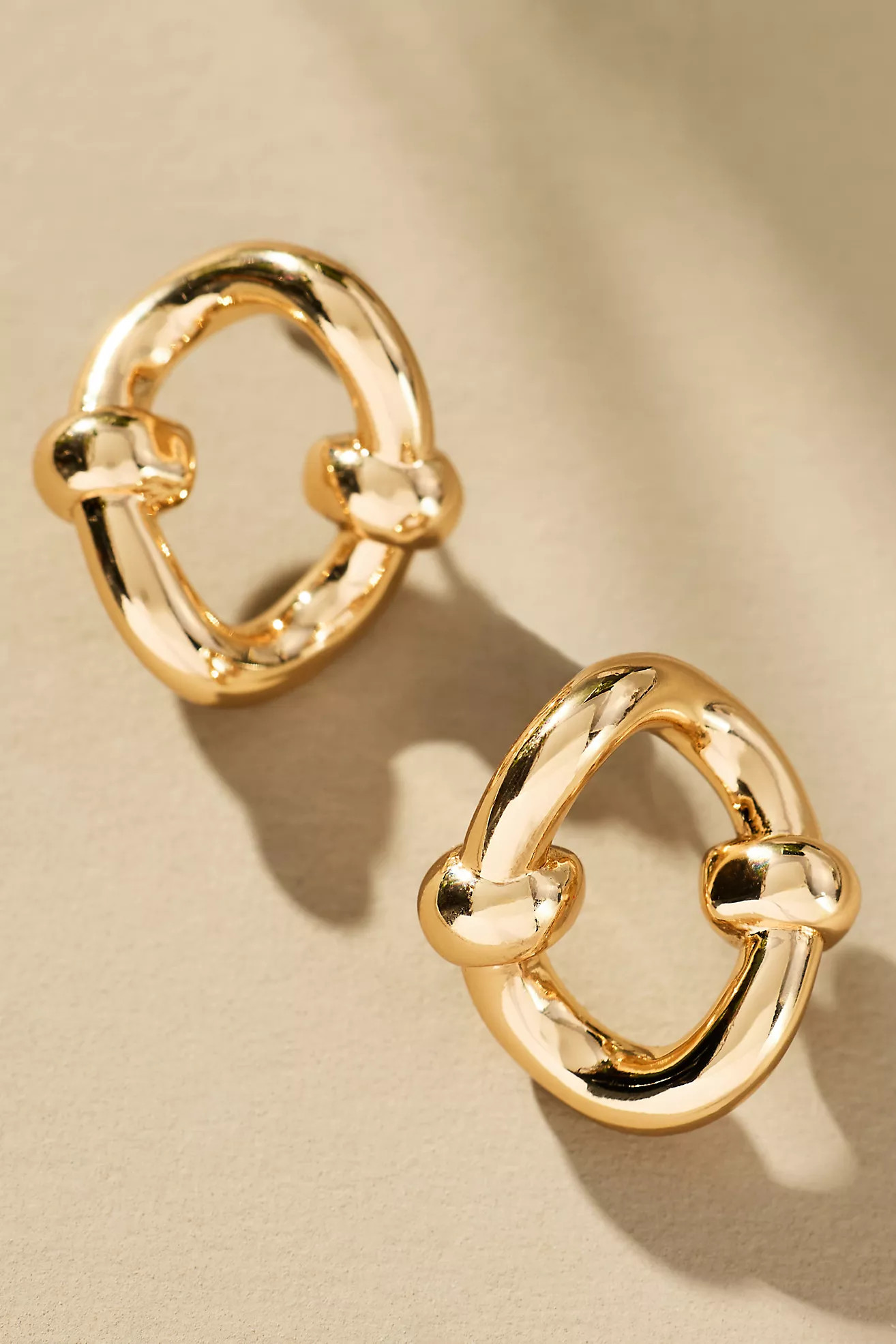 Twisted Knot Huggie Earrings | Anthropologie (US)