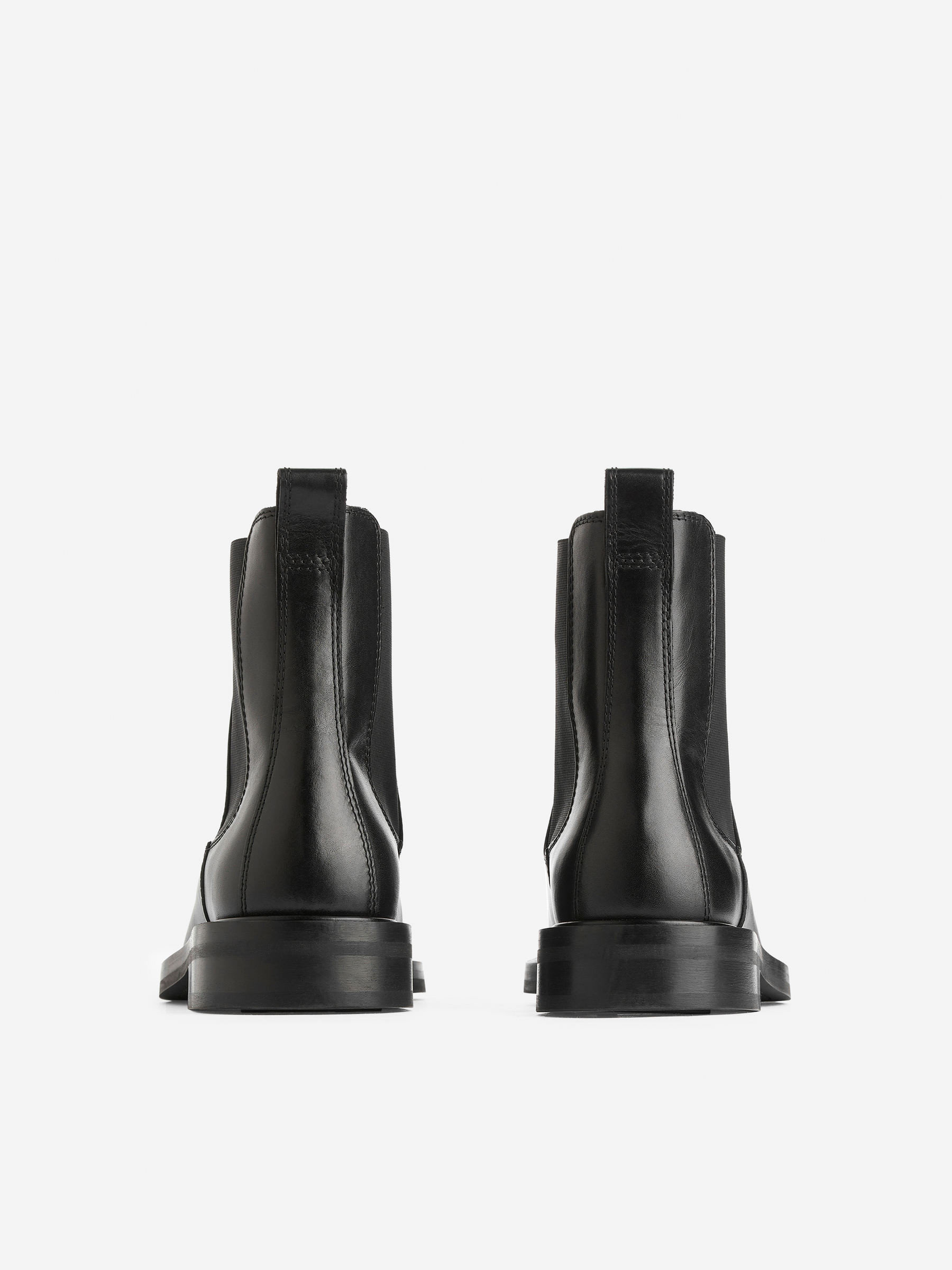 Leather Chelsea Boots – Black – Men – ARKET GB | Arket UK