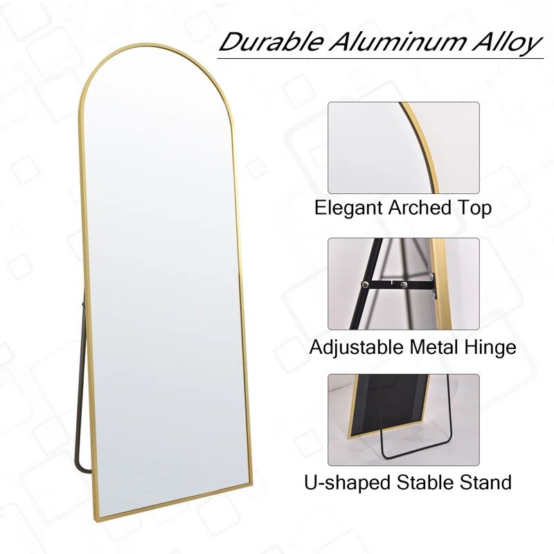 Shatterproof Metal Full Length Mirror | Wayfair North America