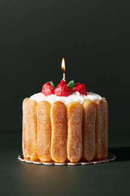 Strawberry Dessert Wax Candle | Anthropologie (US)