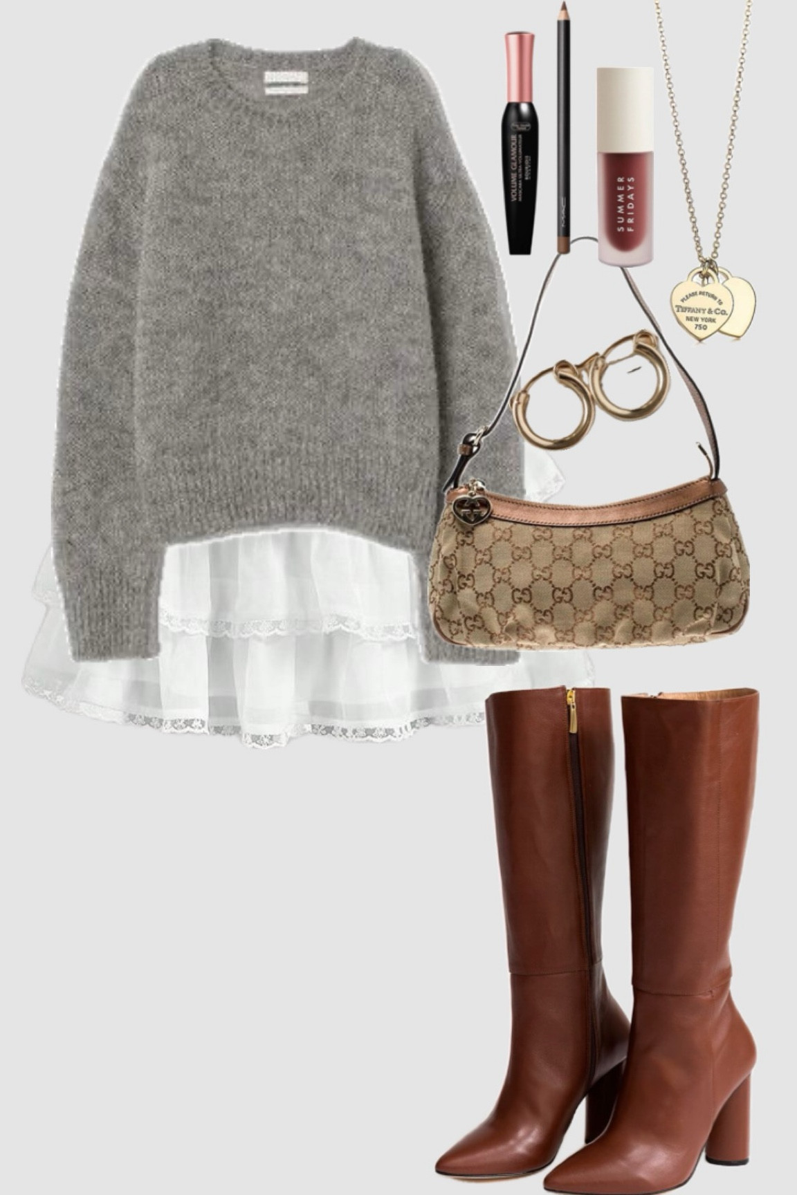 Another chic, easy and comfy outfit idea for thanksgiving. Add some fleece lined tights for extra warmth 😻 These pieces are also great to have for fall and winter wardrobing ❄️

#LTKOver40 #LTKMidsize #LTKHoliday