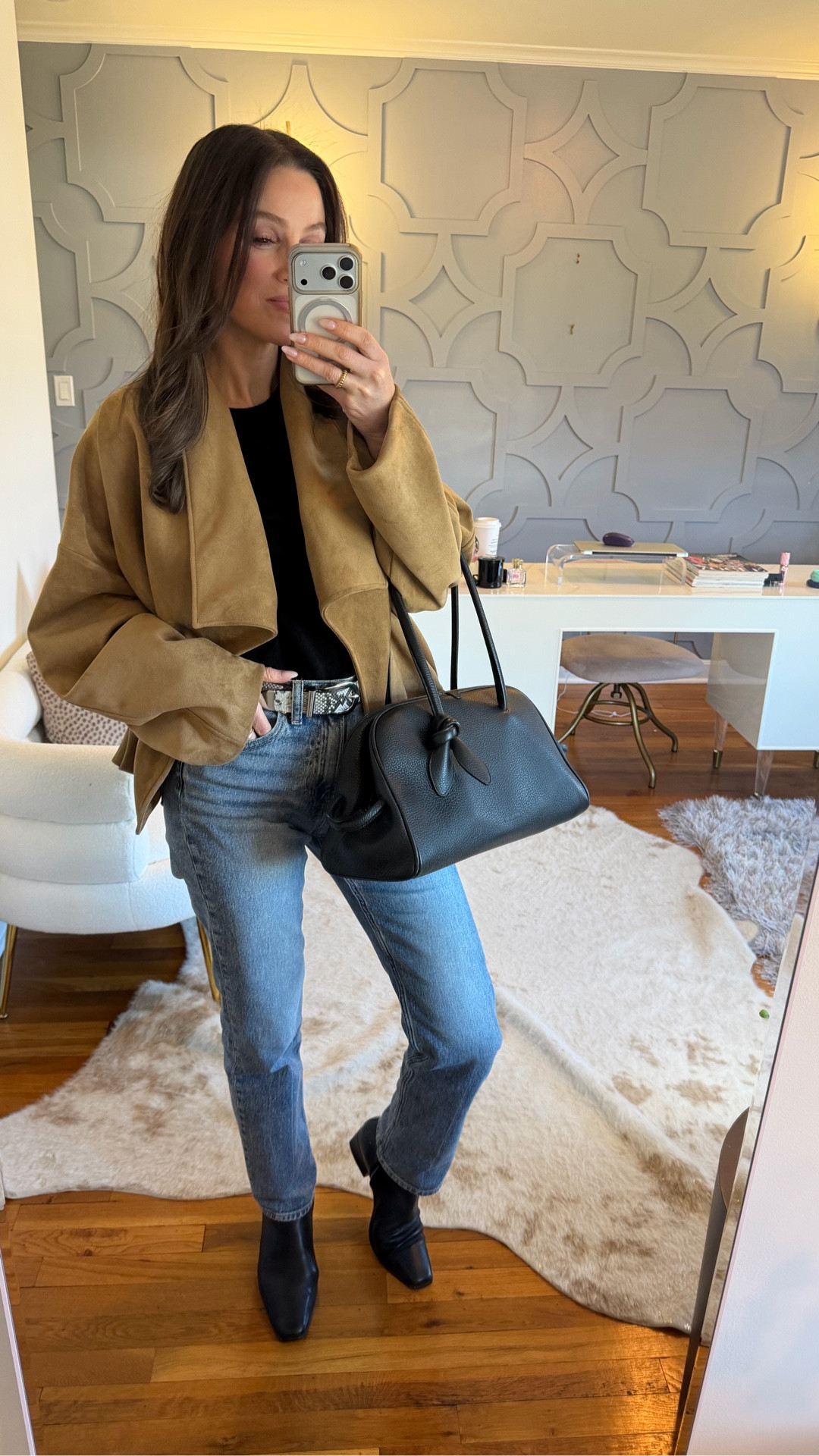 Easy comfortable but chic outfit of the day! Did my true size in all except the boots I sized up half a size  

#LTKOver40 #LTKootd