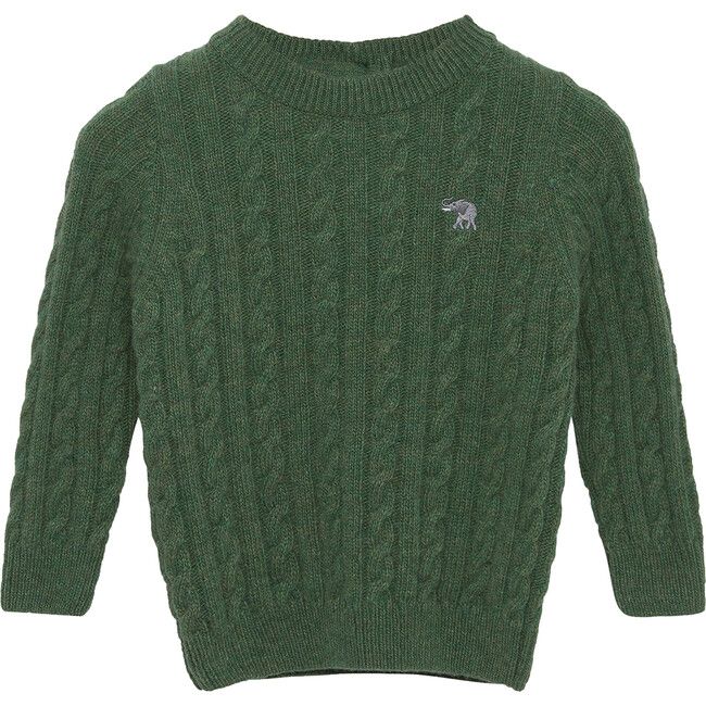 Baby Jamie Jumper, Green | Maisonette