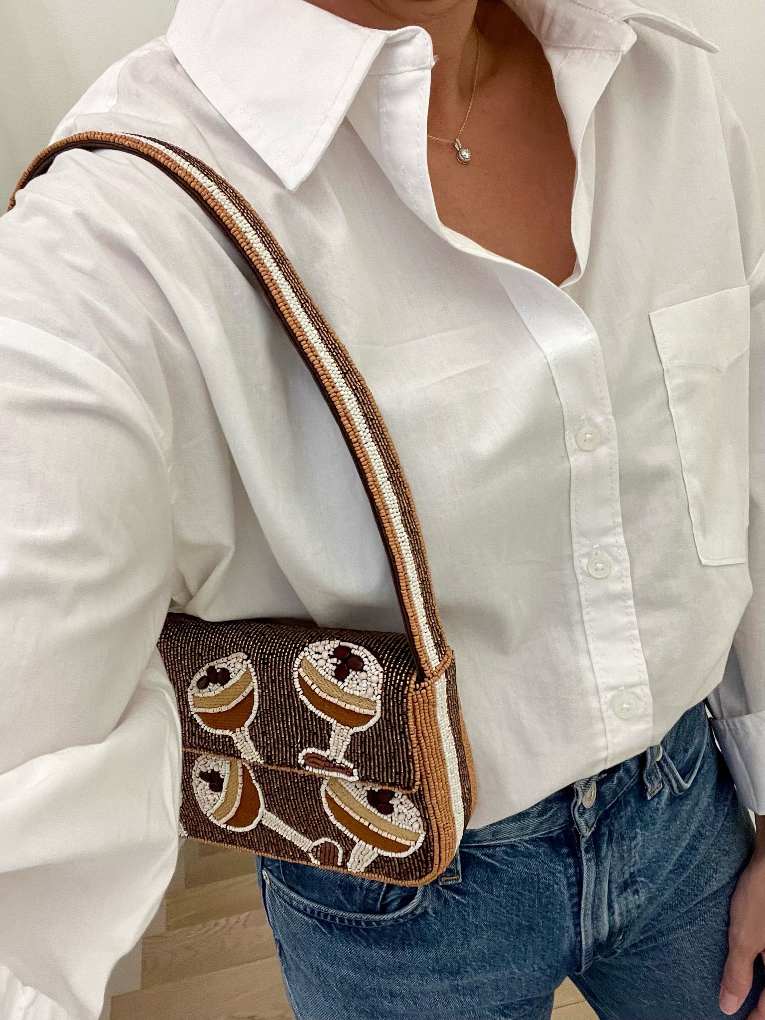 Espresso martini purse! So fun! 

#LTKFindsUnder100 #LTKItBag #LTKStyleTip